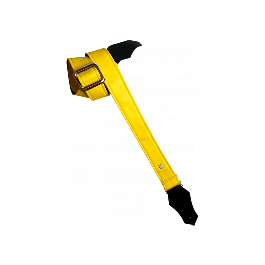 GETM Correa Guit/Bajo Fly Yellow Polipiel Nailon Piel Ajustable Hasta 165 cm Amarillo