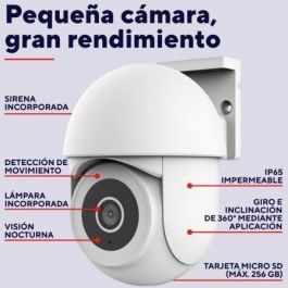 Cámara de Videovigilancia Trust IPCAM-3900/ Visión Nocturna/ Control desde APP Cámara de Videovigilancia Trust IPCAM-3900/ Visión Nocturna/ Control desde APP