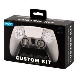 Funda Silicona FR-TEC Custom Kit Translucent para Mando PS5/ Transparente Funda Silicona FR-TEC Custom Kit Translucent para Mando PS5/ Transparente