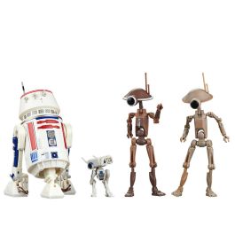HASBRO Star Wars The Black Series Blister Figuras R5-D4 & Pit Droids The Mandalorian 15cm Articuladas con Accesorios