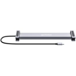 MANHATTAN 10-in-1 4K USB-C PD Dockingstation 2xHDMI