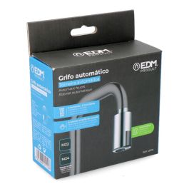 Edm Grifo Automático a Batería 01126, Dispensador Agua Inteligente con Sensor, Recargable USB, Ahorro Agua
