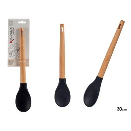 Kinvara Cuchara de Silicona con Mango de Madera de Haya, 30 cm (Set de 48) Precio: 100.49999971. SKU: S3608562