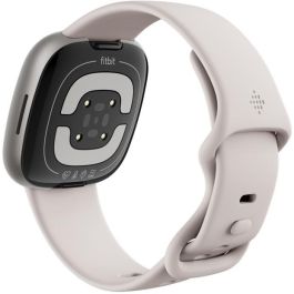 Fitbit Sense 2 Lunar White Reloj Inteligente GPS Pantalla Táctil Monitor de Frecuencia Cardíaca Sumergible Unisex Unisex GPS