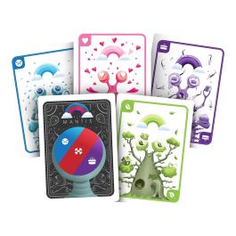 Asmodee Juego Mantis: Puntúa o Hurta Cartas para la Victoria Absoluta o la Derrota Más Vergonzosa, Para Niños y Adultos (+7 Años)