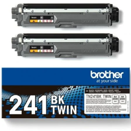 BROTHER pack de 2 cartuchos deToner negro tn241bktwin/TN241BKTWIN Precio: 130.5000004. SKU: S7176058