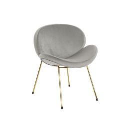 Silla Chic DKD Home Decor Gris Claro Dorado 58 x 73 x 62 cm Precio: 99.58999985. SKU: B1FZ6X9P6E