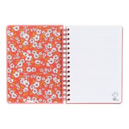 ERIK Cuaderno A5 Snoopy Love Yourself, Tapa Dura Wire-o, 90 Hojas con Bolsillo y Cierre Elástico