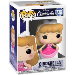 FUNKO Figura POP Disney Cenicienta in Pink Dress - Vinilo 9cm