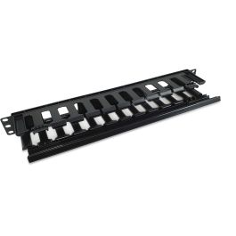 Equip 19" Kabelmanagement Panel abnehmbare Heckplatte sw