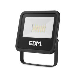 Edm Foco LED Proyector 30W 2370LM 4000K Luz Día Negro Black Series