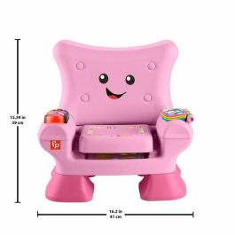 Fisher-Price JFF07 - Ríe y Aprende - Silla Electrónica de Aprendizaje Progresivo Rosa