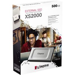 Kingston SXS2000/500G Disco Duro Externo Solido SSD 500GB USB 3.2 Gen 2x2 hasta 2000 MB/s