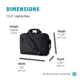 HP Prelude Pro 15.6-inch Laptop Bag, Bolsa Portátil Duradera y Segura de Tejido Reciclado con Forro Verde Oliva