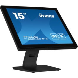 IIYAMA T1532MSC-B1S Monitor Táctil 15" (38.1cm) XGA LCD 4:3 ProLite, 10 Puntos Táctiles, HDMI+DP, 8ms, Negro
