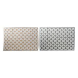 Alfombra DKD Home Decor Gris Negro 210 x 1 x 150 cm (2 Unidades) Precio: 25.90000039. SKU: B1GYR882Q9