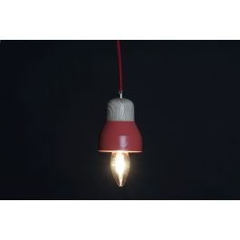DKD Home Decor Lámpara de Techo Urban E14 25W 220V Cemento y Metal, Gris Claro - Pack 6 Unidades 8x8x10 cm, Cable 85cm DKD Home Decor Lámpara de Techo Urban E14 25W 220V Cemento y Metal, Gris Claro - Pack 6 Unidades 8x8x10 cm, Cable 85cm
