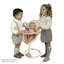 Decuevas Trona Columpio Tulipe 3x1 para Muñecas hasta 50 cm, 30x31x60 cm