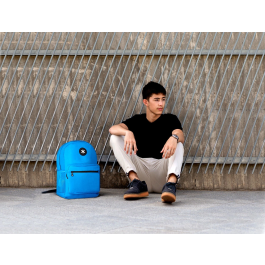 Antartik Mochila Azul con Bolsillo Frontal y Compartimento para Portátil de 15,6/' 320x140x430 mm