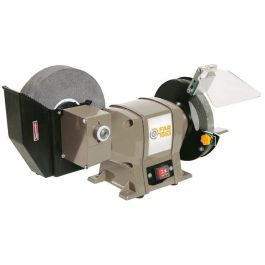 Fartools TME 150-200B 110150 Rectificadora de Doble Muela 250W - Discos Ø200mm y Ø150mm - 134/2950 RPM - Incluye Carcasa Plexi y Soporte