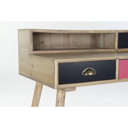 DKD Home Decor Escritorio Scandi Natural Blanco 120 x 50 x 98.5 cm