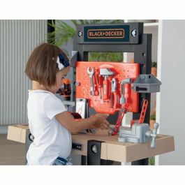 Smoby Banco de Trabajo BLACK+DECKER Bricolaje para Niños, Estación Central de Herramientas Completa y Equipada Smoby Banco de Trabajo BLACK+DECKER Bricolaje para Niños, Estación Central de Herramientas Completa y Equipada