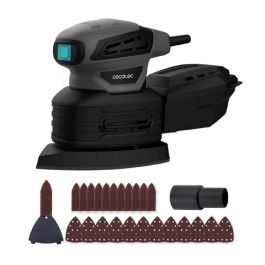 Cecotec Lijadora orbital delta 180W PerfectSurface 180 Delta con depósito y accesorios