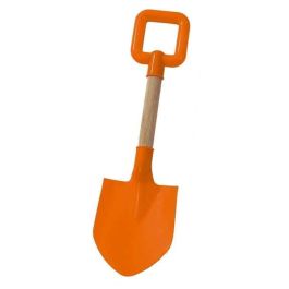 AVC - Pala de Playa para Niños, Mango de Madera 35 cm, Hecha de Plástico, para +10 Meses, Modelos Surtidos (Idiomas: ES, EN, FR, PT, IT, DE)