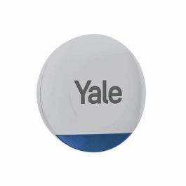 Yale YAL1745589372828 Sirena de exterior para alarma inteligente – 100 dB y luces LED intermitentes – Gris