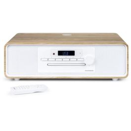 Thomson THO1721992683631 Microsistema Bluetooth Radio FM/CD/MP3/USB, 60W, Ecualizador, Blanco y Negro