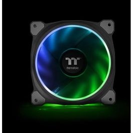 Thermaltake CL-F056-PL14SW-A Riing Plus 14 Ventilador Radiador LED RGB 140mm Negro (3 Unidades) - Carcasa Ordenador