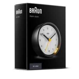 Braun BC 12 BW Quarzwecker schwarz