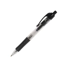 Boligrafo Q-Connect Retractil Con Sujecion De Caucho Tinta Aceite 0,7 mm Color Negro 10 unidades