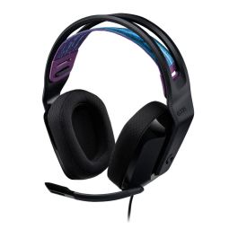 Logitech G335 Auriculares Gaming con Micrófono, Diadema Ajustable, Plug and Play, Compatible con PC, Consolas y Móviles, 240g, Negro - 981-000978