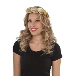 My Other Me Corona de Laurel Dorada Talla Única - Perfecto para Disfraces, Fiestas y Eventos Temáticos. Unisex, a partir de 3 Años