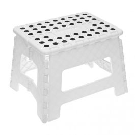 Taburete Plegable Alexandra House Living Blanco 32 x 22 x 25 cm