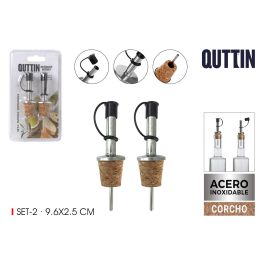 Quttin Set de 2 Tapones Vertedor Corchos, 9.6x2.5 cm (24 Unidades) Precio: 30.89000046. SKU: B14PMFFL76