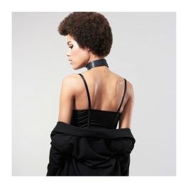 Collar Negro Con Correa Maze Bijoux Indiscrets 11116