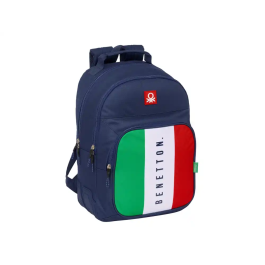 Mochila Escolar Benetton Flag Azul marino 32 x 42 x 15 cm Precio: 20.50000029. SKU: B176AXQJGM