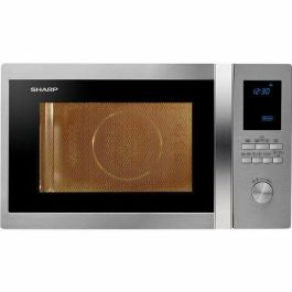 SHARP R-922STWE - Parrilla de acero inoxidable con microondas - 32 L - 1000 W - Parrilla 1100 W - Horno 2500 W - Independiente Precio: 250.79000023. SKU: B16TV8M3VF