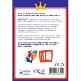 Yaqua Studio Lista de crack Juego de mesa AUC3770025813004