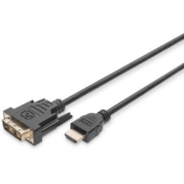 Digitus HDMI-Kabel A->DVI(18+1) St/St 2.0m schwarz FullHD | Cable HDMI a DVI de 2 metros, Negro Precio: 28.49999999. SKU: B1DASH887V