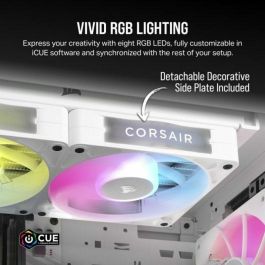 Corsair CO-9051023-WW Kit de Expansión de Ventilador PWM iCUE LINK RX140 RGB de 140 mm en Blanco para Refrigeración de PC