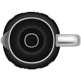 Smeg KLF05BLEU Mini Hervidor de Agua Negro, 0,8 L, 1400 W, Acero Inoxidable