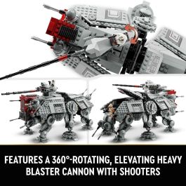LEGO 75337 Star Wars AT-TE Walker con 5 Minifiguras, 3 Droides de Batalla y La Venganza de los Sith
