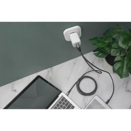 Digitus Cargador USB-C 2 Puertos 65W, 2x USB-C (45W+20W), GaN, para Smartphone/Tableta, Blanco