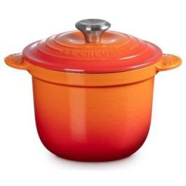 Le Creuset Cocotte de Hierro Fundido Esmaltado Redonda 18 cm, Color Volcánico Le Creuset Cocotte de Hierro Fundido Esmaltado Redonda 18 cm, Color Volcánico