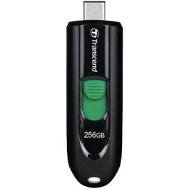 Transcend JetFlash 790C Memoria USB 256GB, USB 3.2 Gen 1 Tipo C, Plug and Play, Compatible Windows/Mac/Linux, Negro
