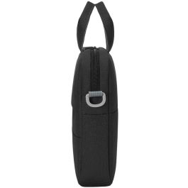 Rivacase 7522 Maletín para portátil Prater 14 pulgadas negro, de poliéster, con tirante para hombro y compartimento para tablet