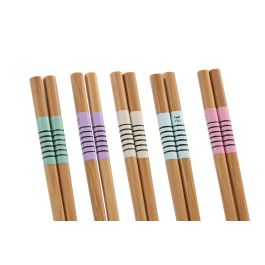Palillo Oriental DKD Home Decor Multicolor 1 x 22.5 x 1 cm Set de 10 (10 Unidades) Palillo Oriental DKD Home Decor Multicolor 1 x 22.5 x 1 cm Set de 10 (10 Unidades)